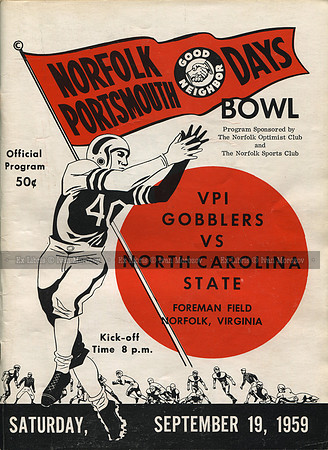 1959.09.19. VT vs NC State.