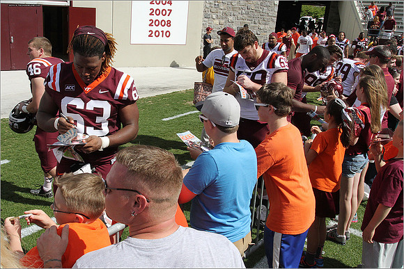 2014.04.26. VT Football Spring Game.