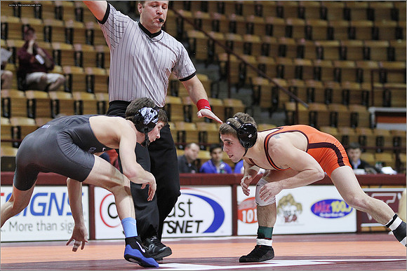 2014.01.17. Wrestling. UNC at VT