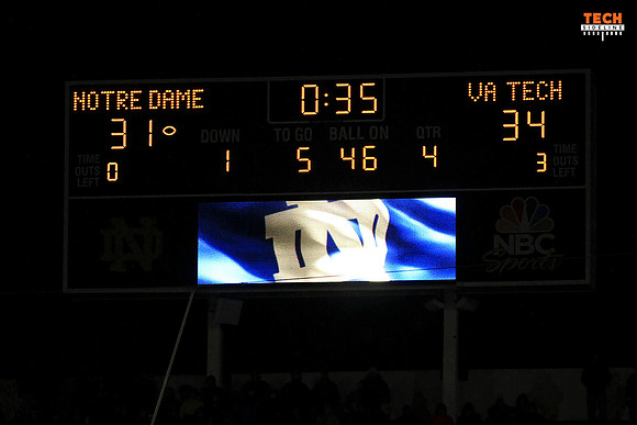2016.11.19. VT at Notre Dame.