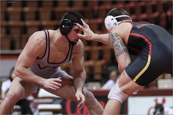2014.01.19. Wrestling. Maryland at VT