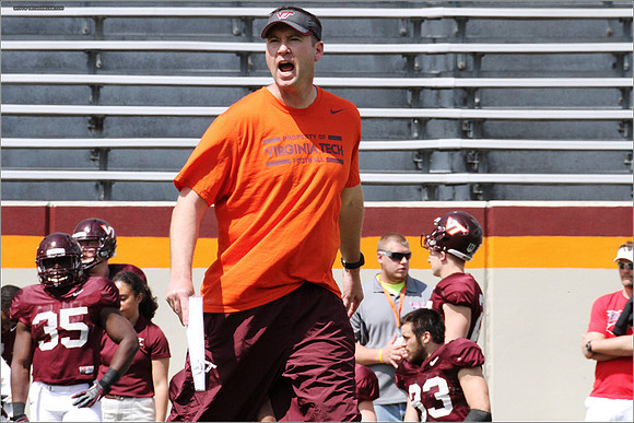 2014.04.12. VT Football Scrimmage.