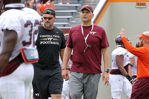 2016.08.23. VT Football Practice.