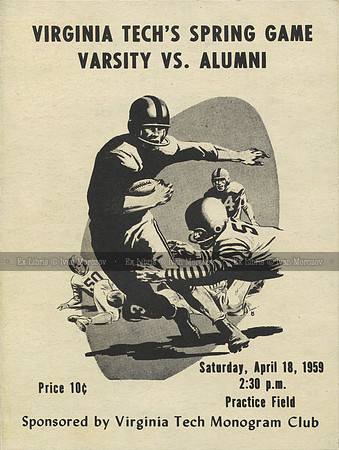 1959.04.18. VT Spring Game