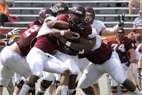 2014.04.12. VT Football Scrimmage.