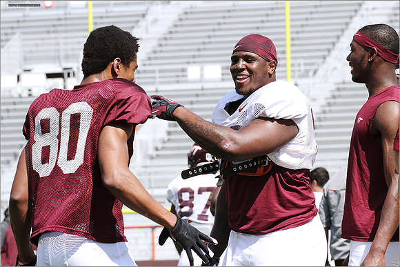2014.04.12. VT Football Scrimmage.