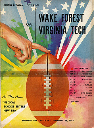 1963.09.28. VT at WFU