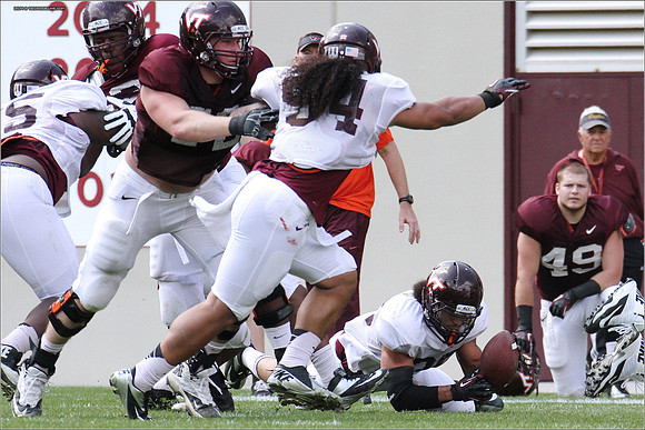 2014.04.12. VT Football Scrimmage.