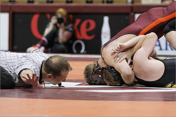 2013.11.17. Wrestling. Manchester at VT