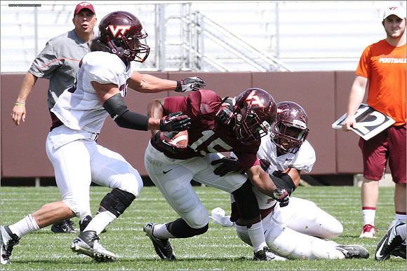 2014.04.12. VT Football Scrimmage.