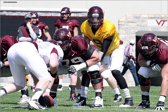2014.04.12. VT Football Scrimmage.