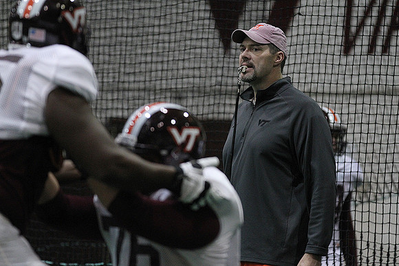 2013.12.14. VT Intrasquad Practice.