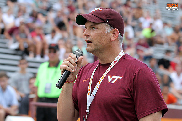 2016.08.23. VT Football Practice.