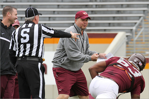 2014.04.19. VT Football Scrimmage.