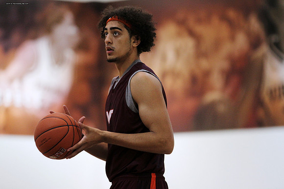 2014.11.05. VT Men Basketball Team Practice.