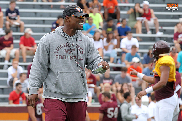 2016.08.23. VT Football Practice.