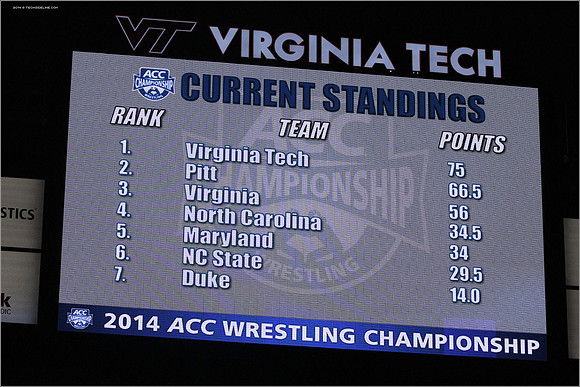 2014.03.08. Wrestling. ACC Championship.