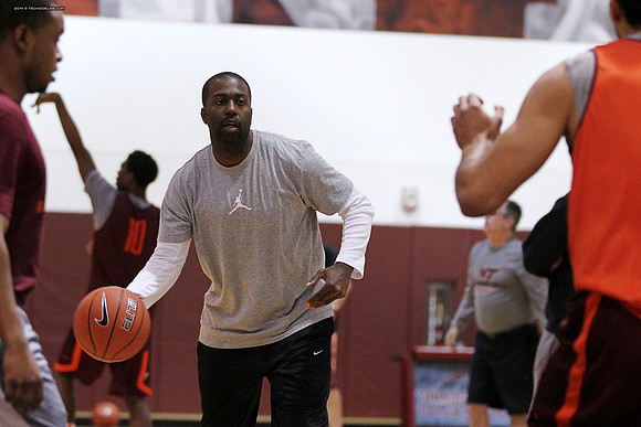2014.11.05. VT Men Basketball Team Practice.