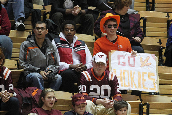 2013.11.08. Miami FL at VT. Volleyball.