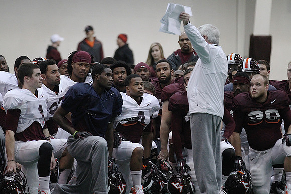 2013.12.14. VT Intrasquad Practice.
