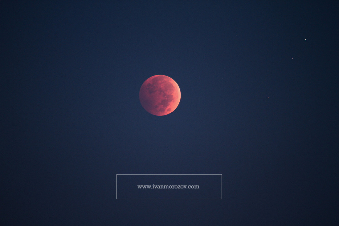 2014.10.08. Blood Moon at Selenelion.