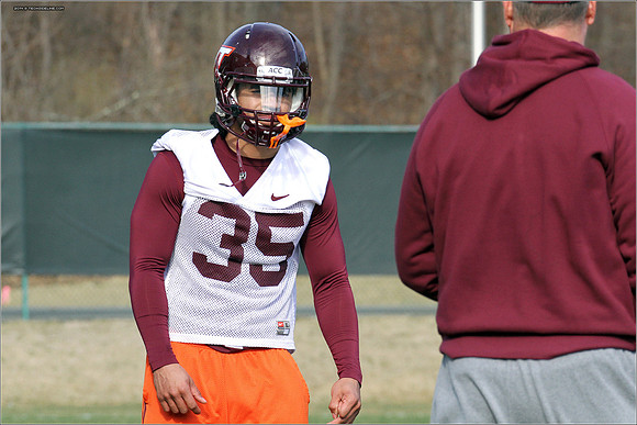2014.03.27. VT Football Practice.