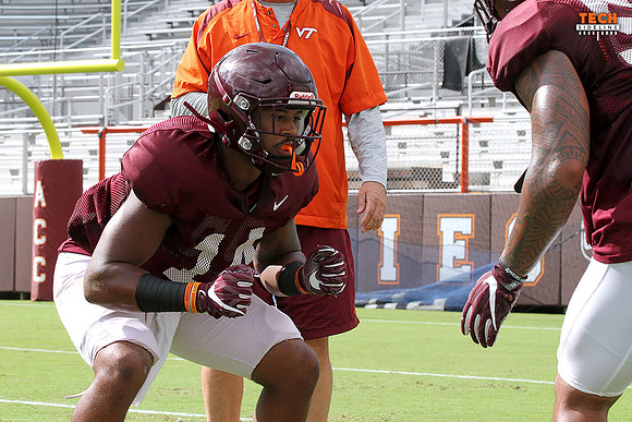 2016.08.23. VT Football Practice.
