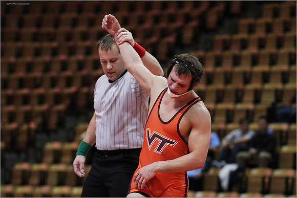 2014.01.17. Wrestling. UNC at VT