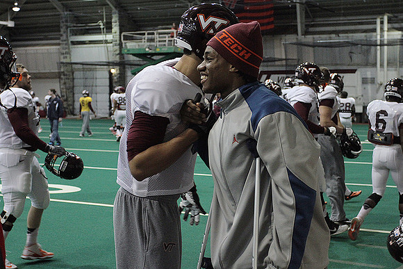2013.12.14. VT Intrasquad Practice.