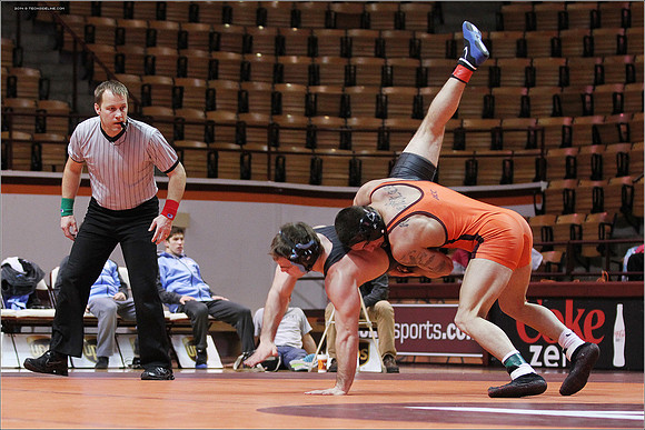 2014.01.17. Wrestling. UNC at VT