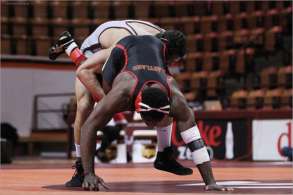 2014.01.19. Wrestling. Maryland at VT