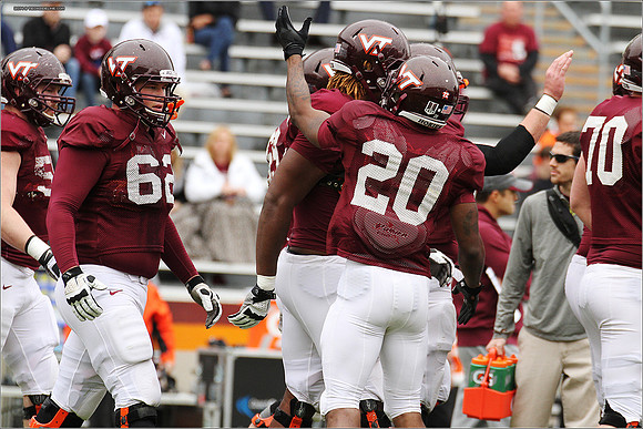 2014.04.19. VT Football Scrimmage.