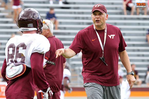 2016.08.23. VT Football Practice.