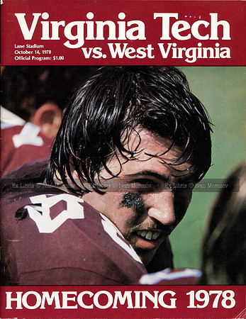 1978.10.14. WVU at VT.