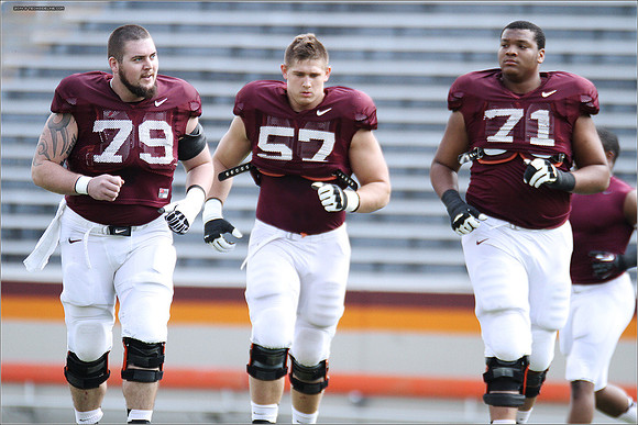 2014.04.12. VT Football Scrimmage.