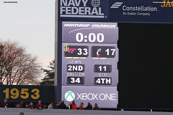 2014.12.27. VT vs Cincinnati.