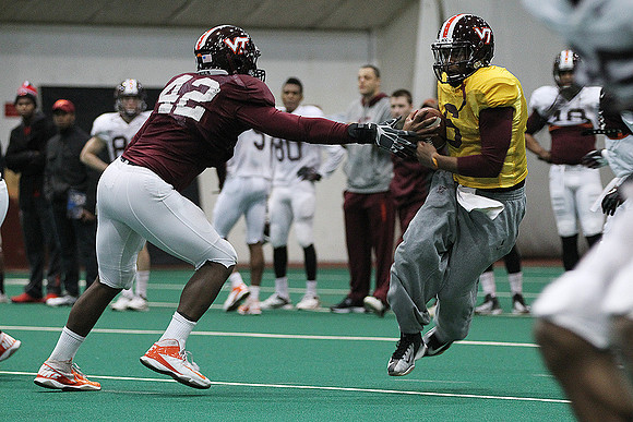 2013.12.14. VT Intrasquad Practice.