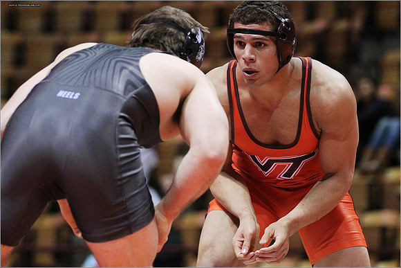 2014.01.17. Wrestling. UNC at VT