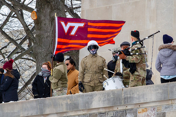 2022.01.17. Annual Snowball Battle at Virginia Tech.