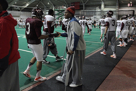 2013.12.14. VT Intrasquad Practice.