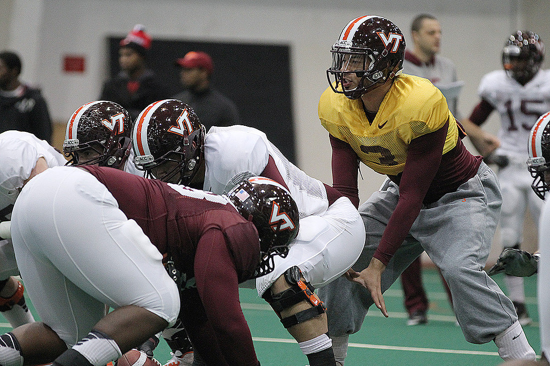 2013.12.14. VT Intrasquad Practice.