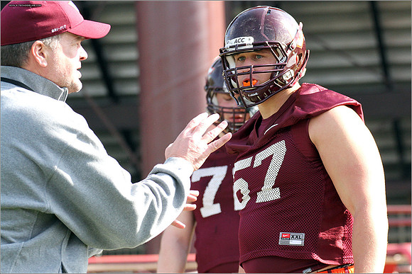 2014.03.27. VT Football Practice.