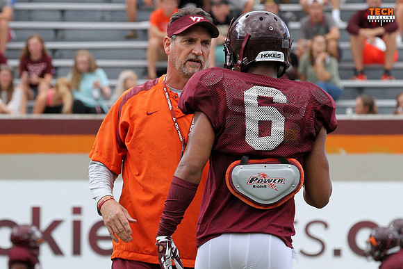 2016.08.23. VT Football Practice.