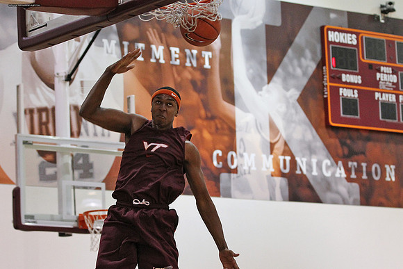 2014.11.05. VT Men Basketball Team Practice.