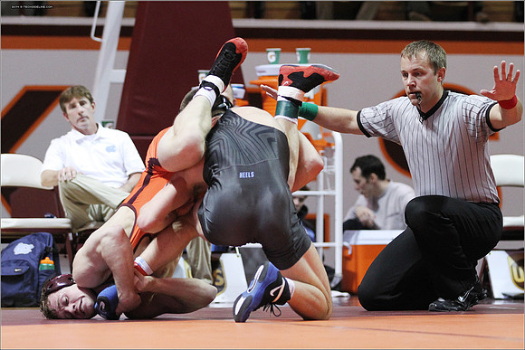 2014.01.17. Wrestling. UNC at VT