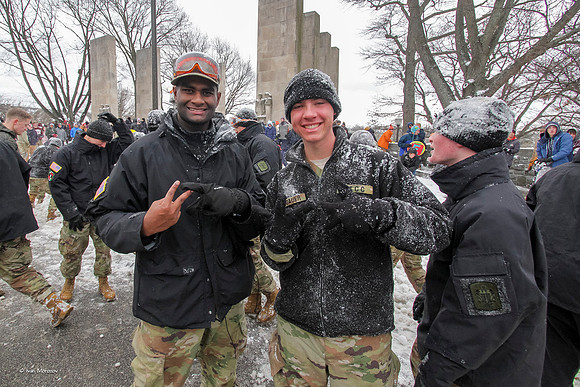 2022.01.17. Annual Snowball Battle at Virginia Tech.