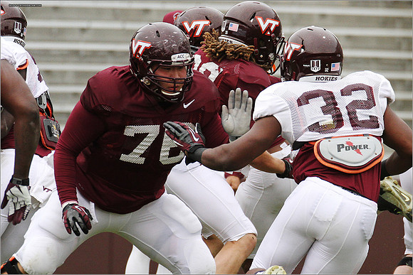 2014.04.19. VT Football Scrimmage.