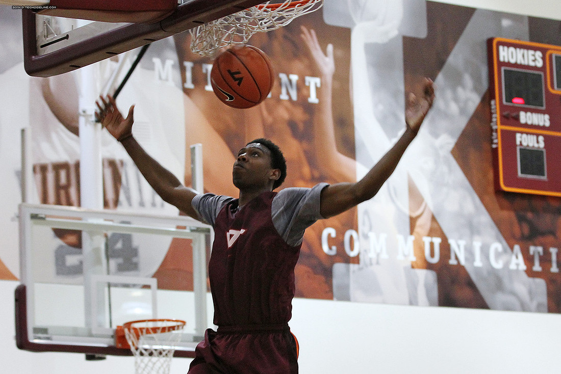 2014.11.05. VT Men Basketball Team Practice.