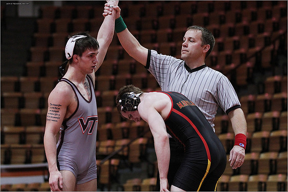 2014.01.19. Wrestling. Maryland at VT