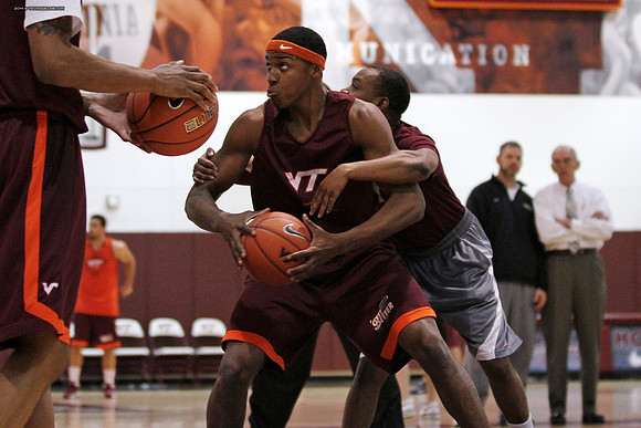 2014.11.05. VT Men Basketball Team Practice.